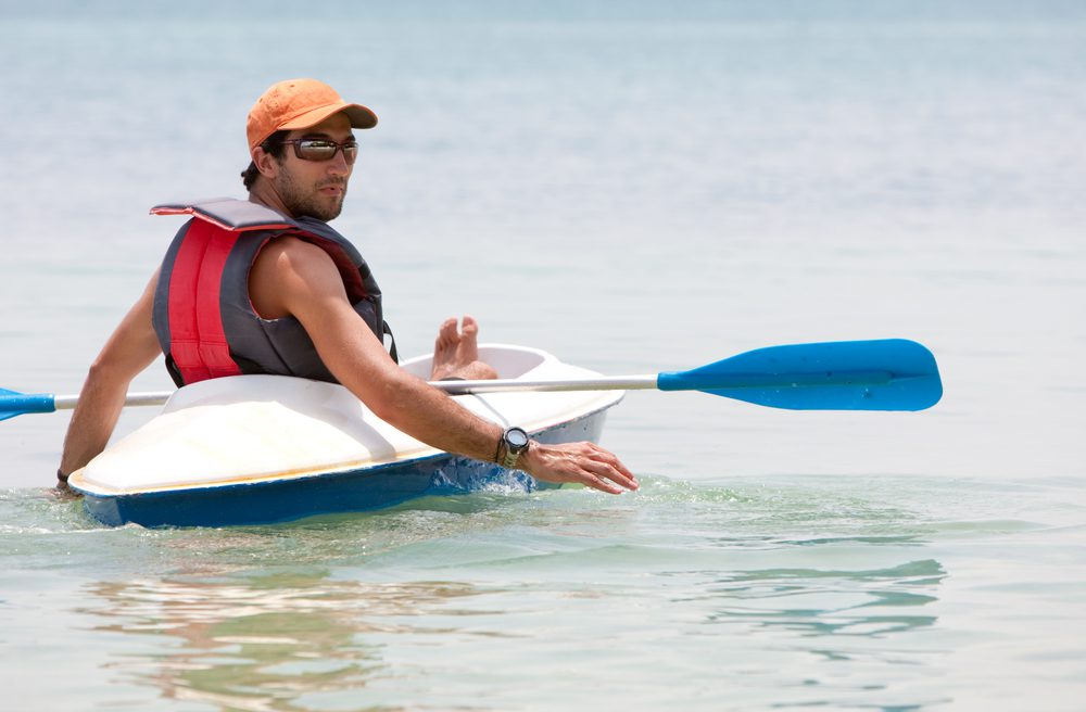 9 Things to do While in the Twin Cities 4 Man in a kayak enjoying his holidays